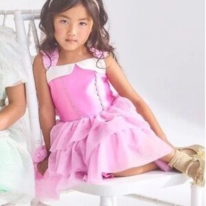 Janie and Jack Pink Ruffle Dress